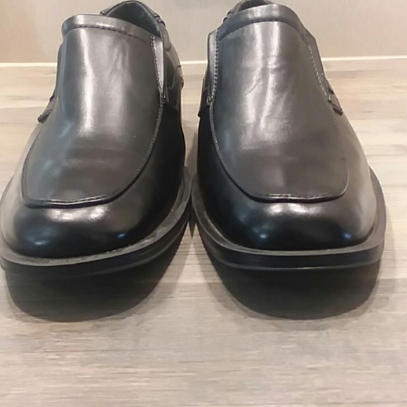 Perry Ellis portfolio Men Leather Oxford Office Church y2k Formal Shoes Size 8.5